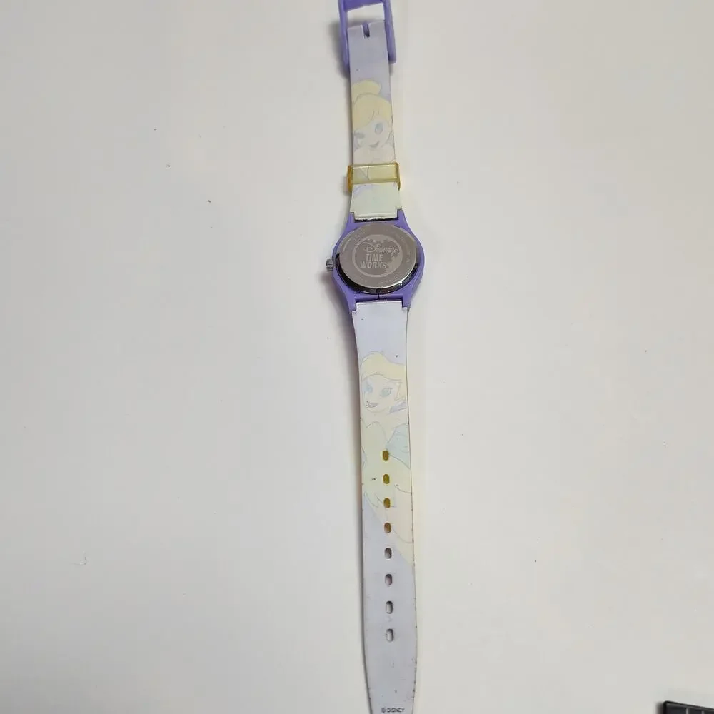 Disney Tinker Bell Kids Watch Purple Case Fairy Strap